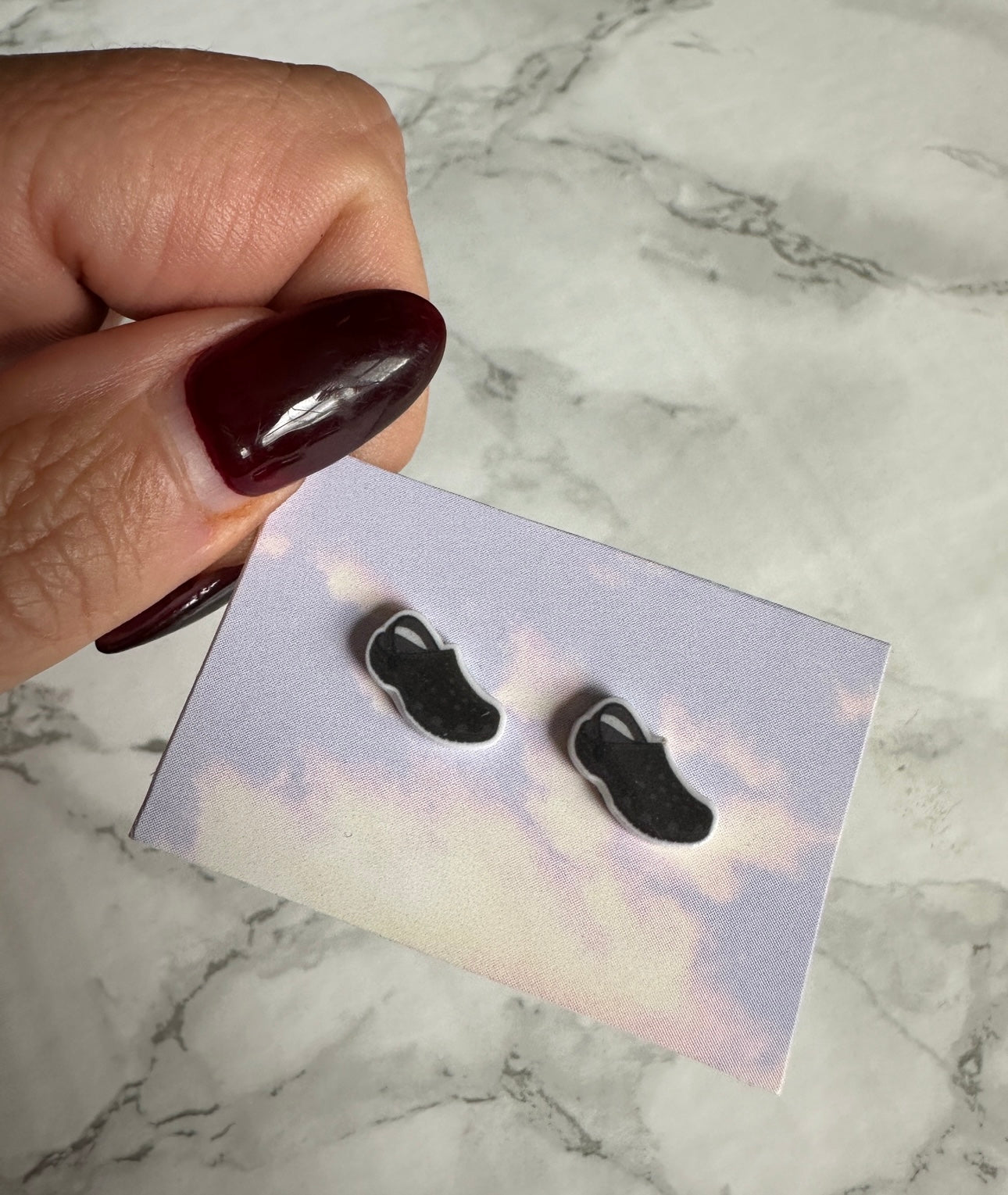 Croc earring studs
