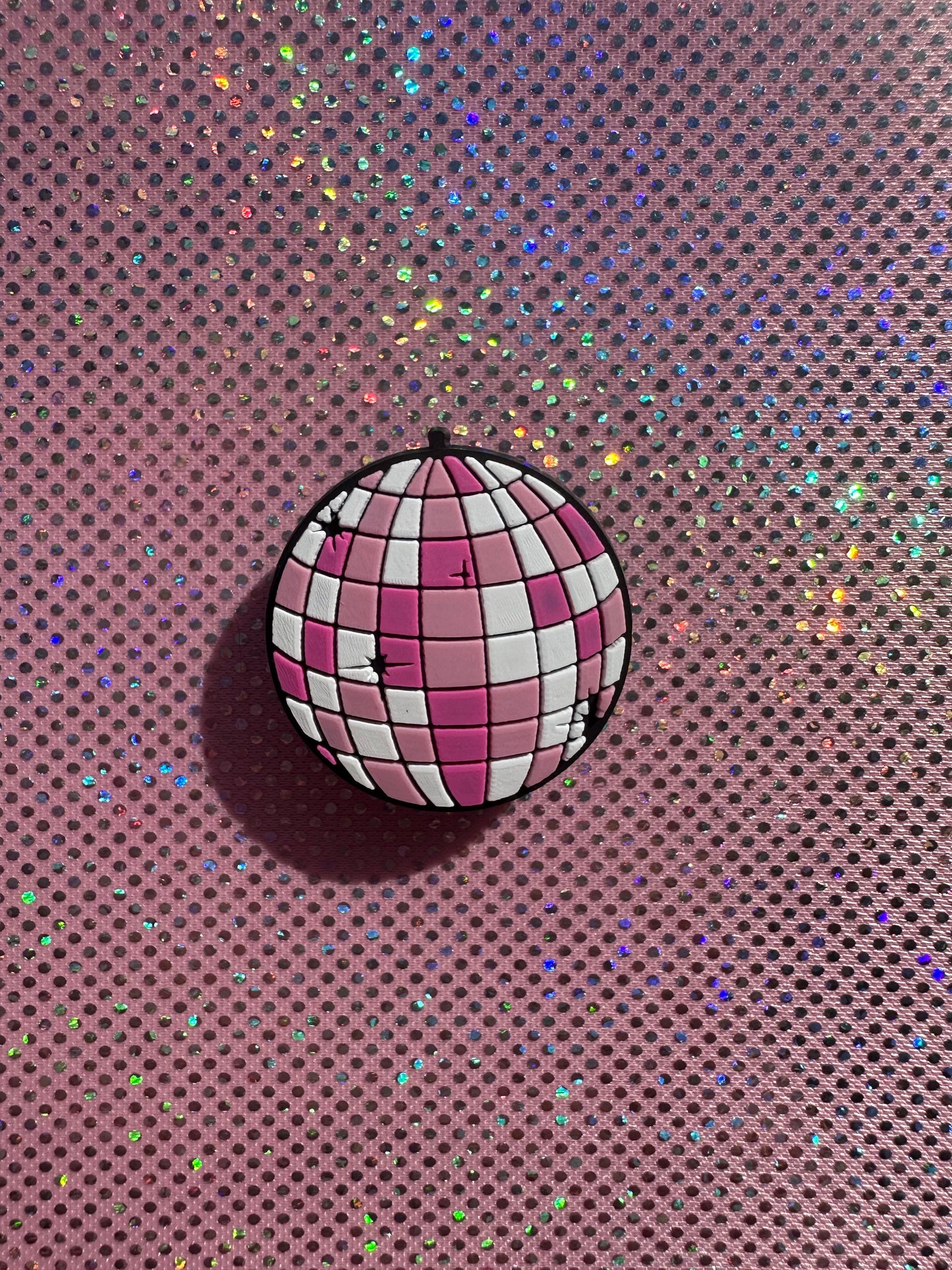 Pink glitter ball