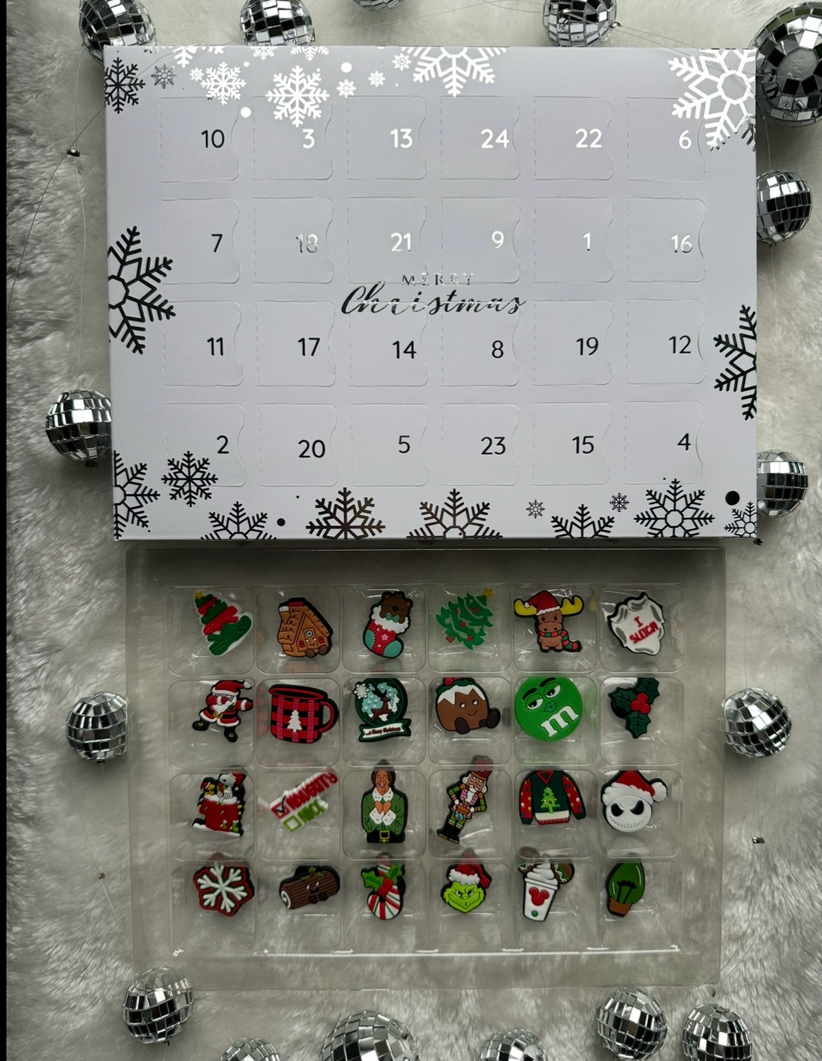 24 day croc charm advent calendar