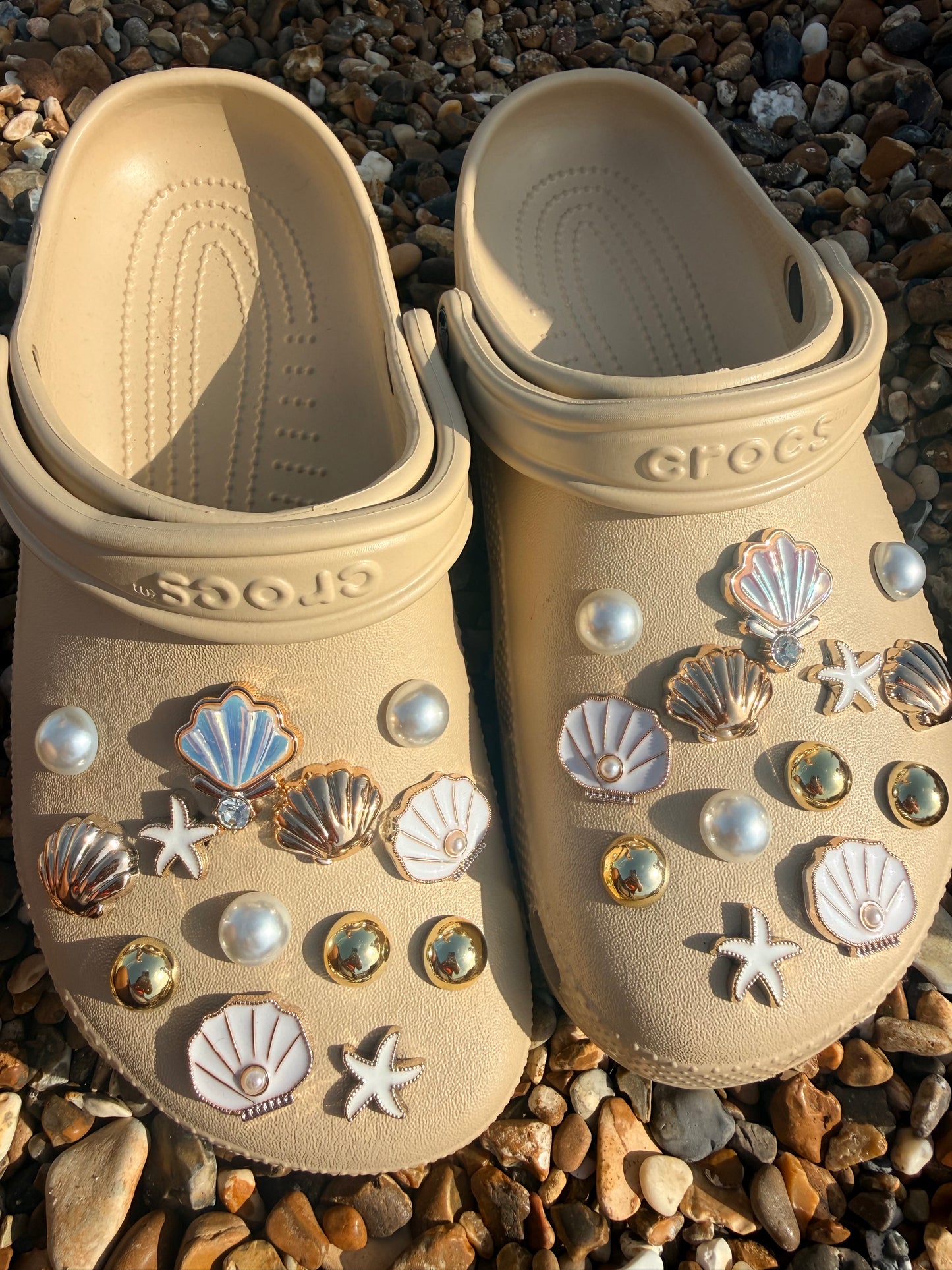 Gold shell set