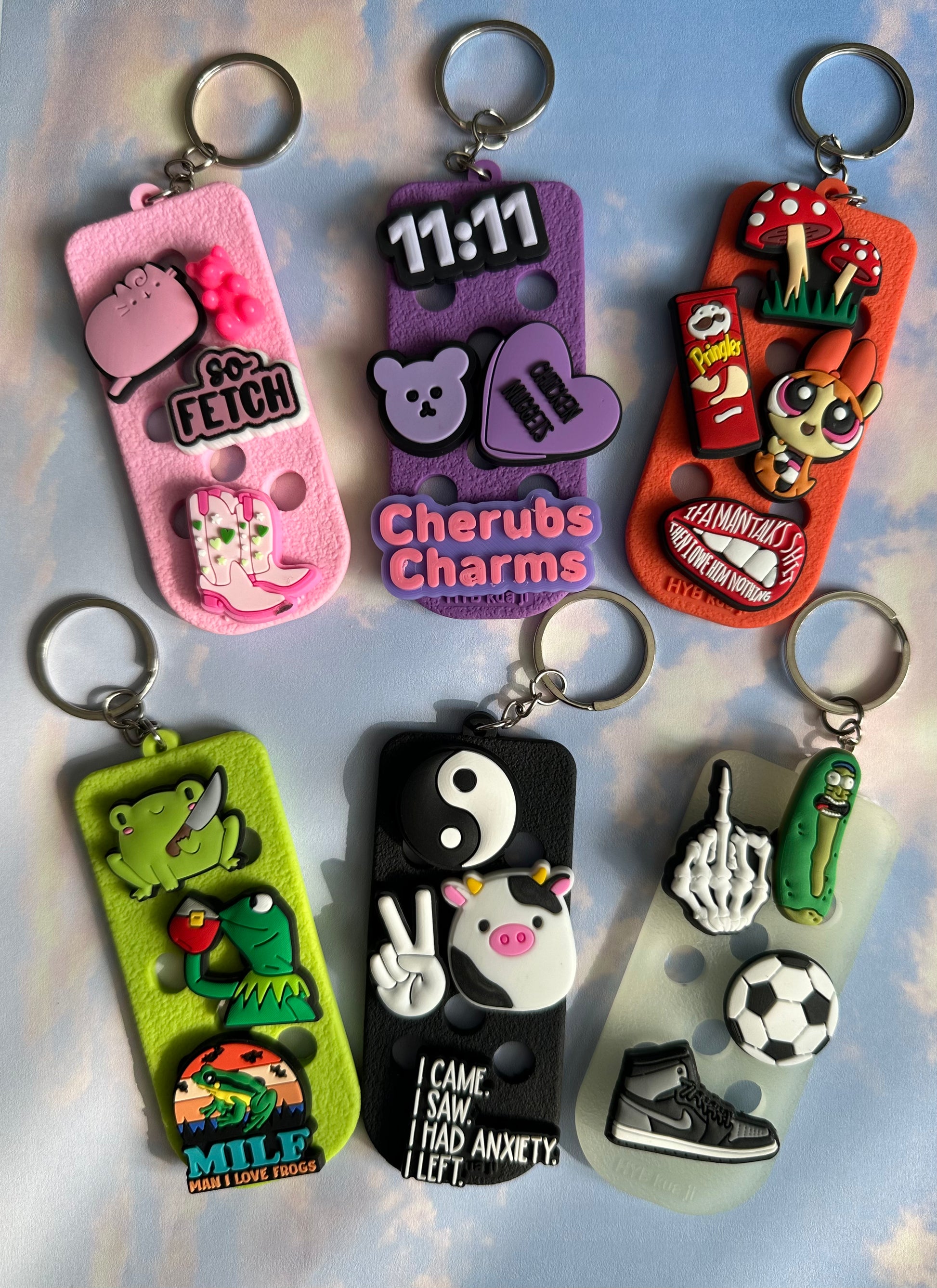 Keychain charm holder discount