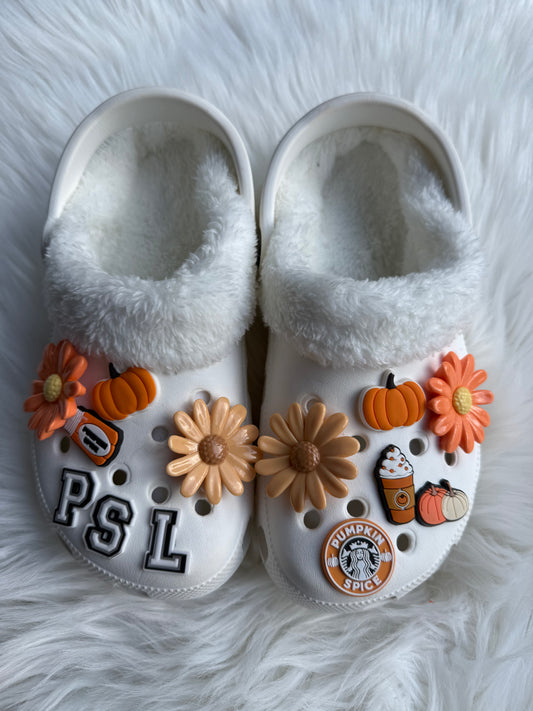 Furry croc liners