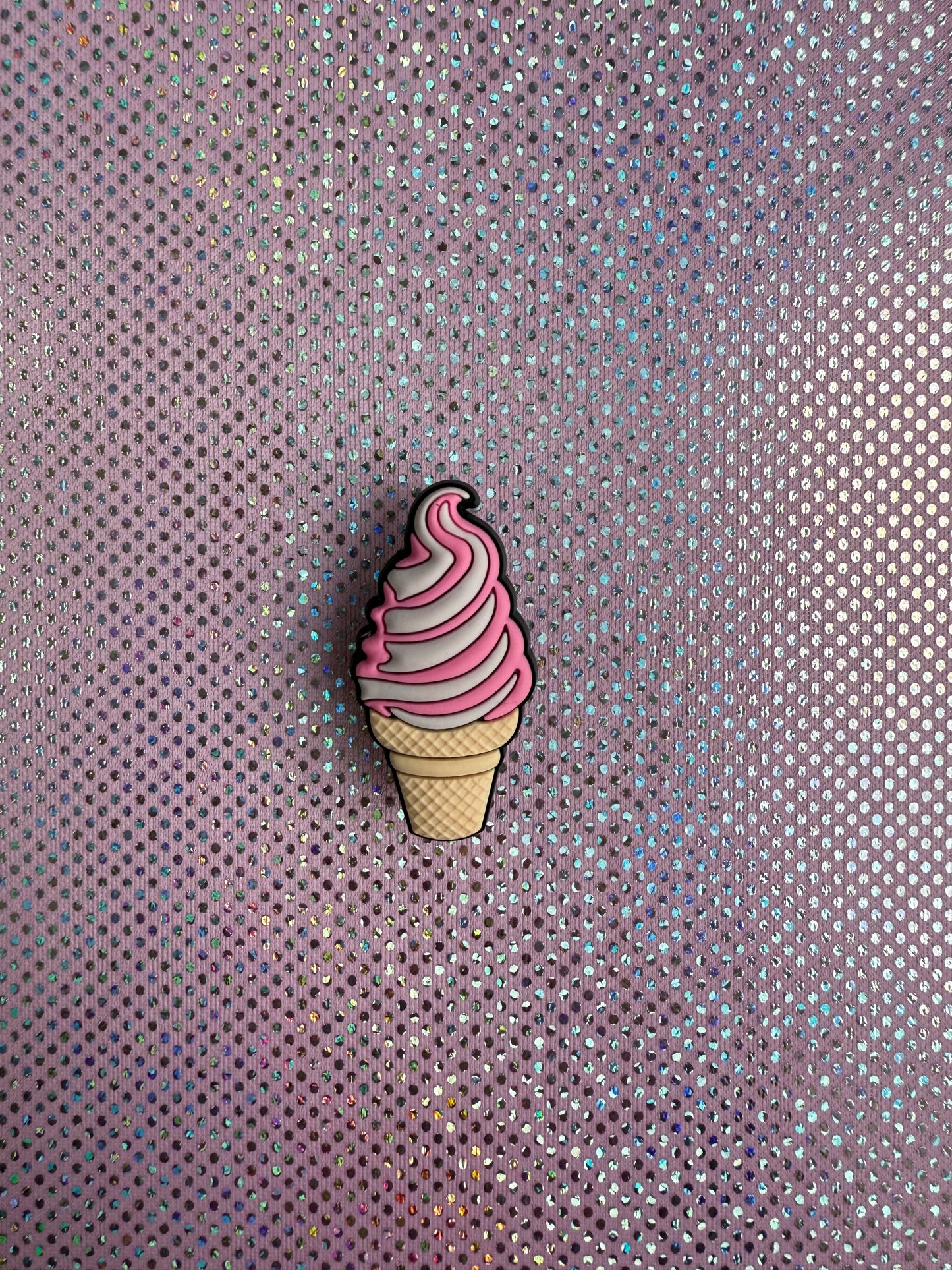 Pink ice cream