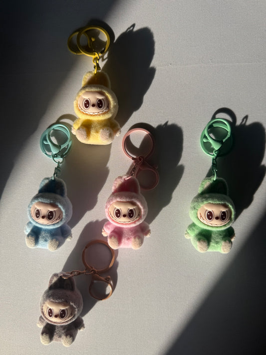 Labubu figure keyring