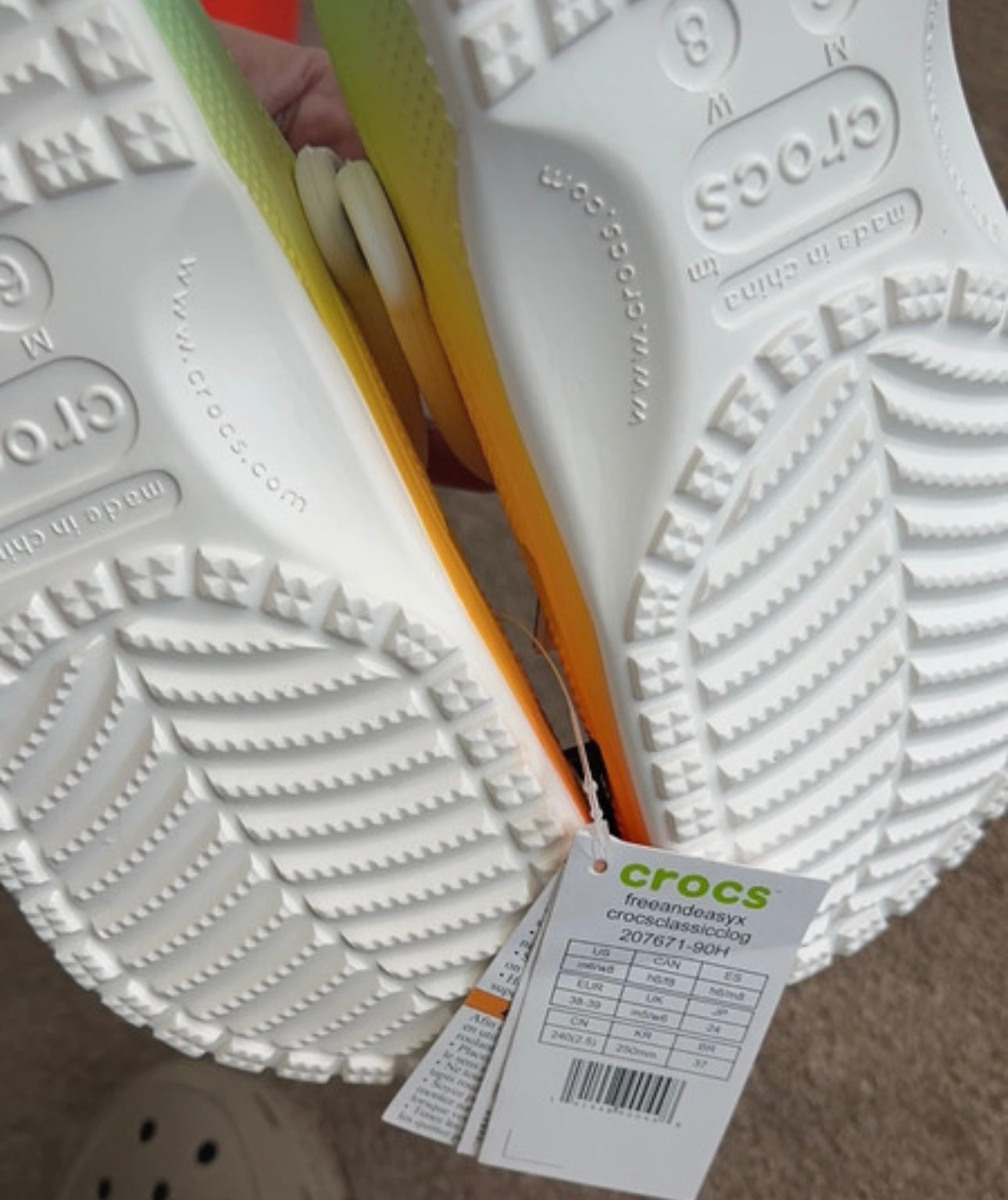 Free and easy crocs SZ 6