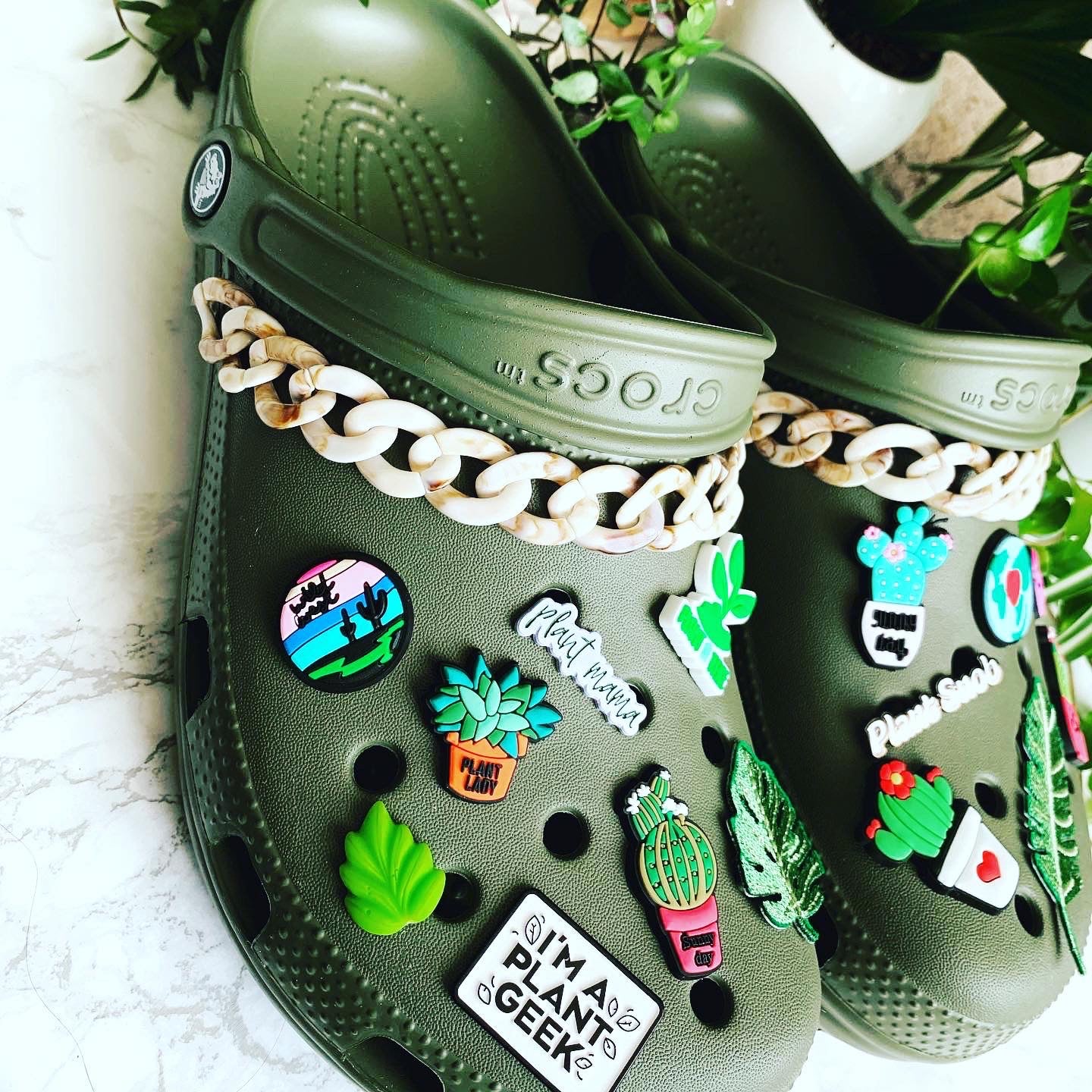 Adult shoe customisations - Plain Crocs